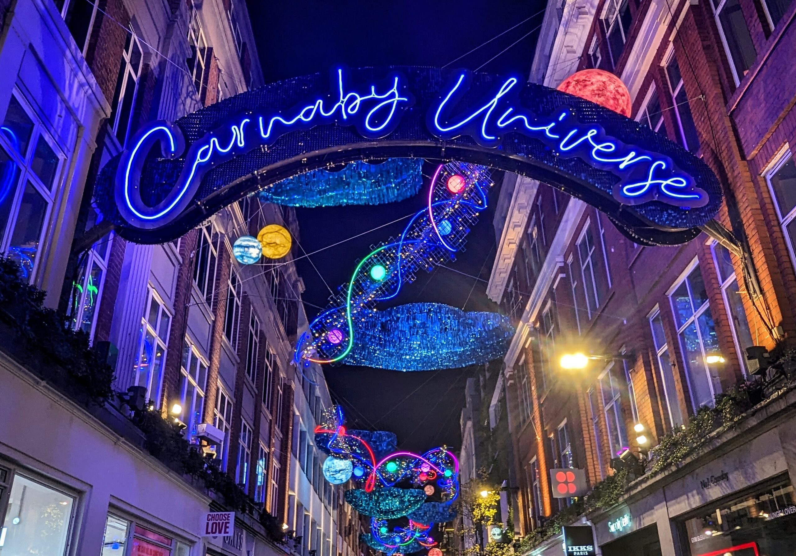 Carnaby Street Christmas Lights  in London