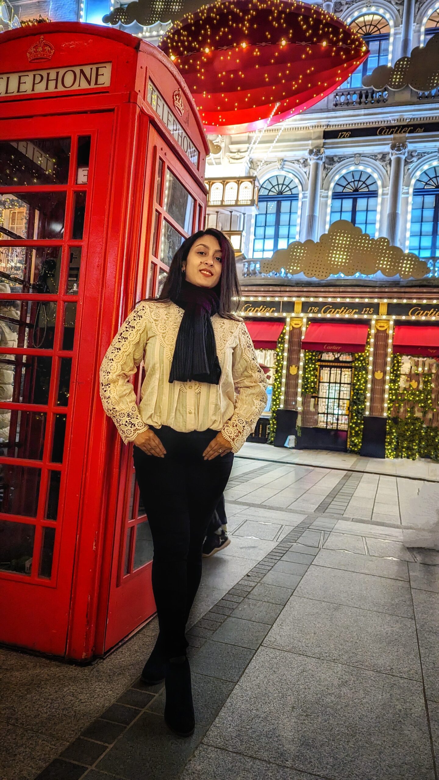 Cartier Christmas Lights in London