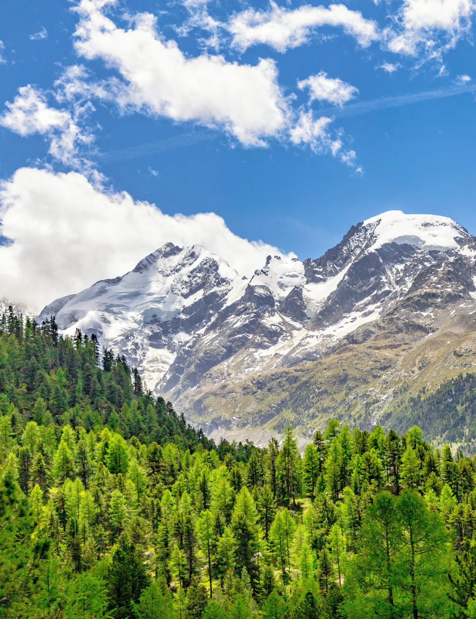 Switzerland Day Roadside View