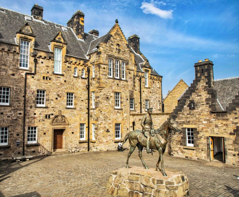 Inside Edinburgh Castle