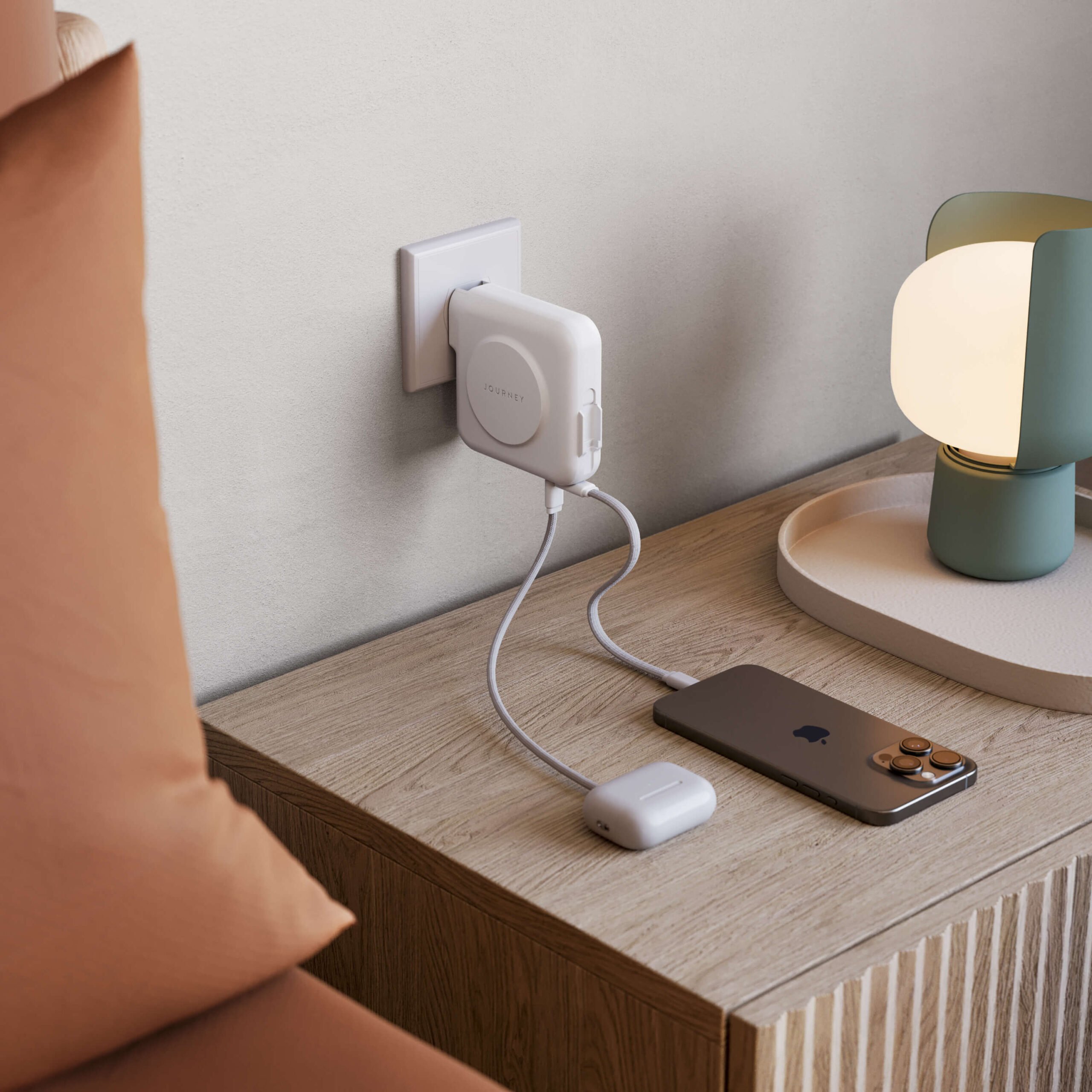 Axie 3-in-1 Global Wall Charger to multi gadgets
