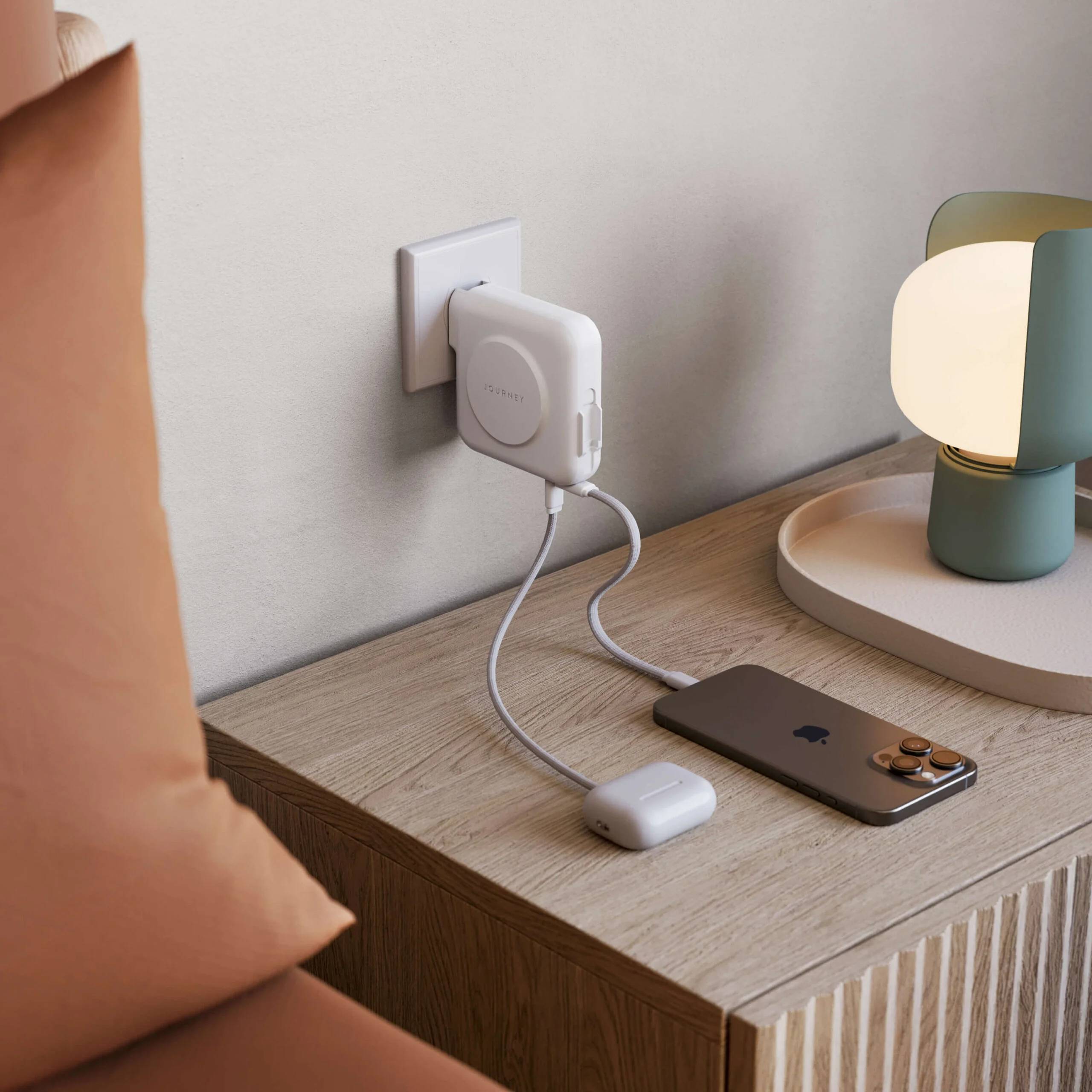 Axie 3-in-1 Global Wall Charger to multi gadgets