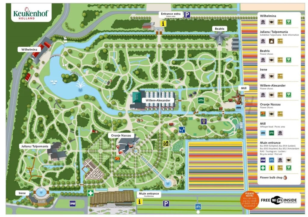 Keukenhof-Gardens-Map