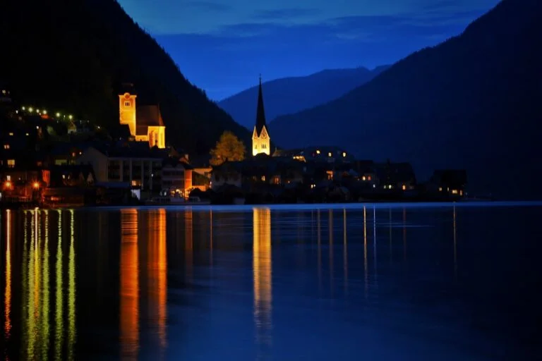 Long Exposure Shot of Hallstatt