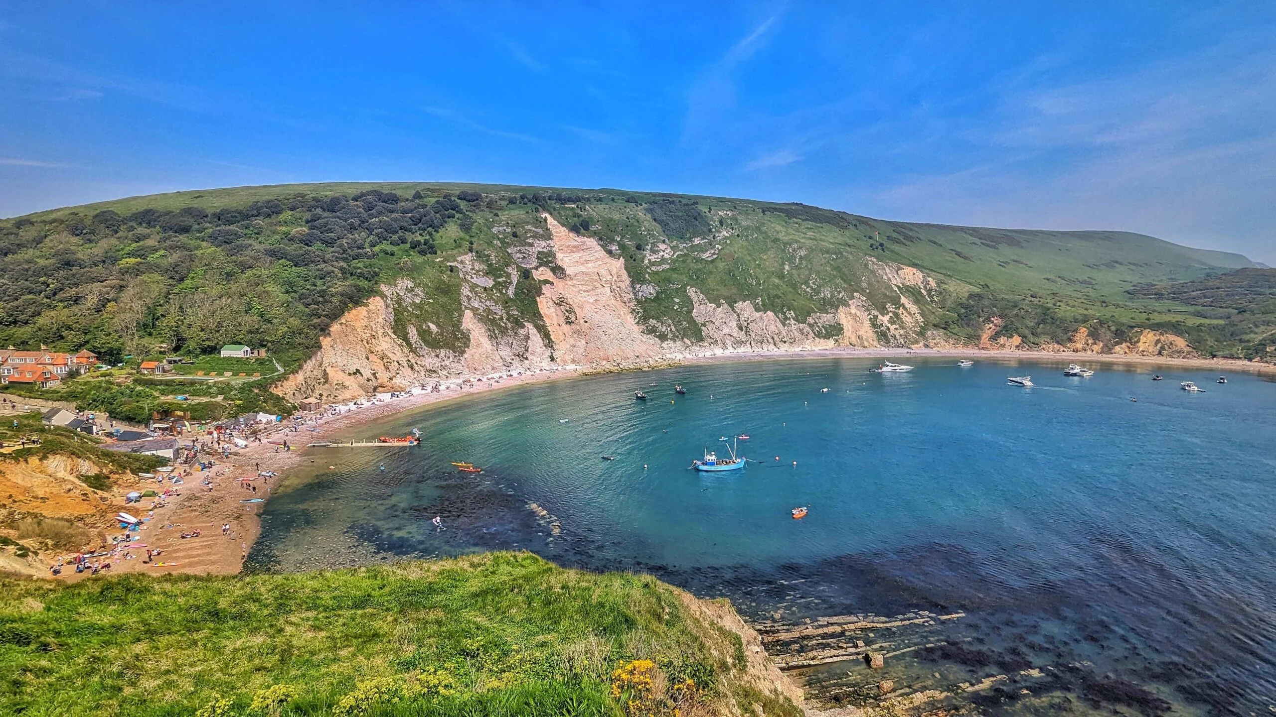 Lulworth Cove Beach Dorset